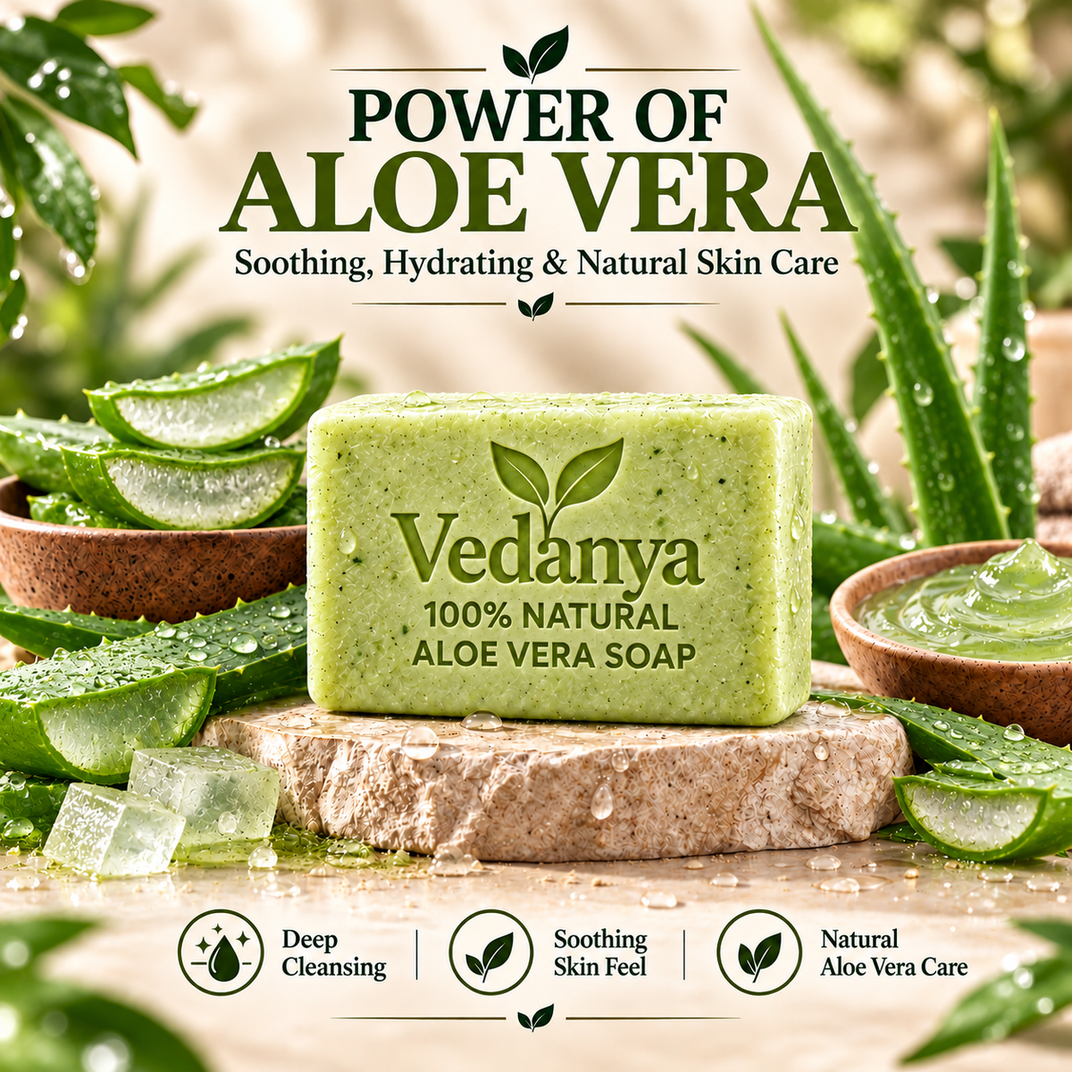 Vedanya Aloe Vera Soap