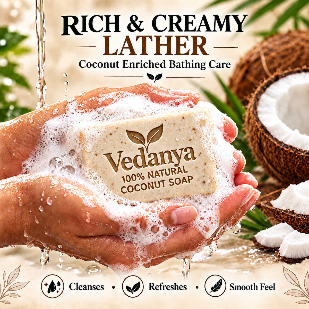 Vedanya Coconut Soap