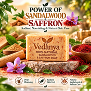 Vedanya Sandalwood & Saffron Soap