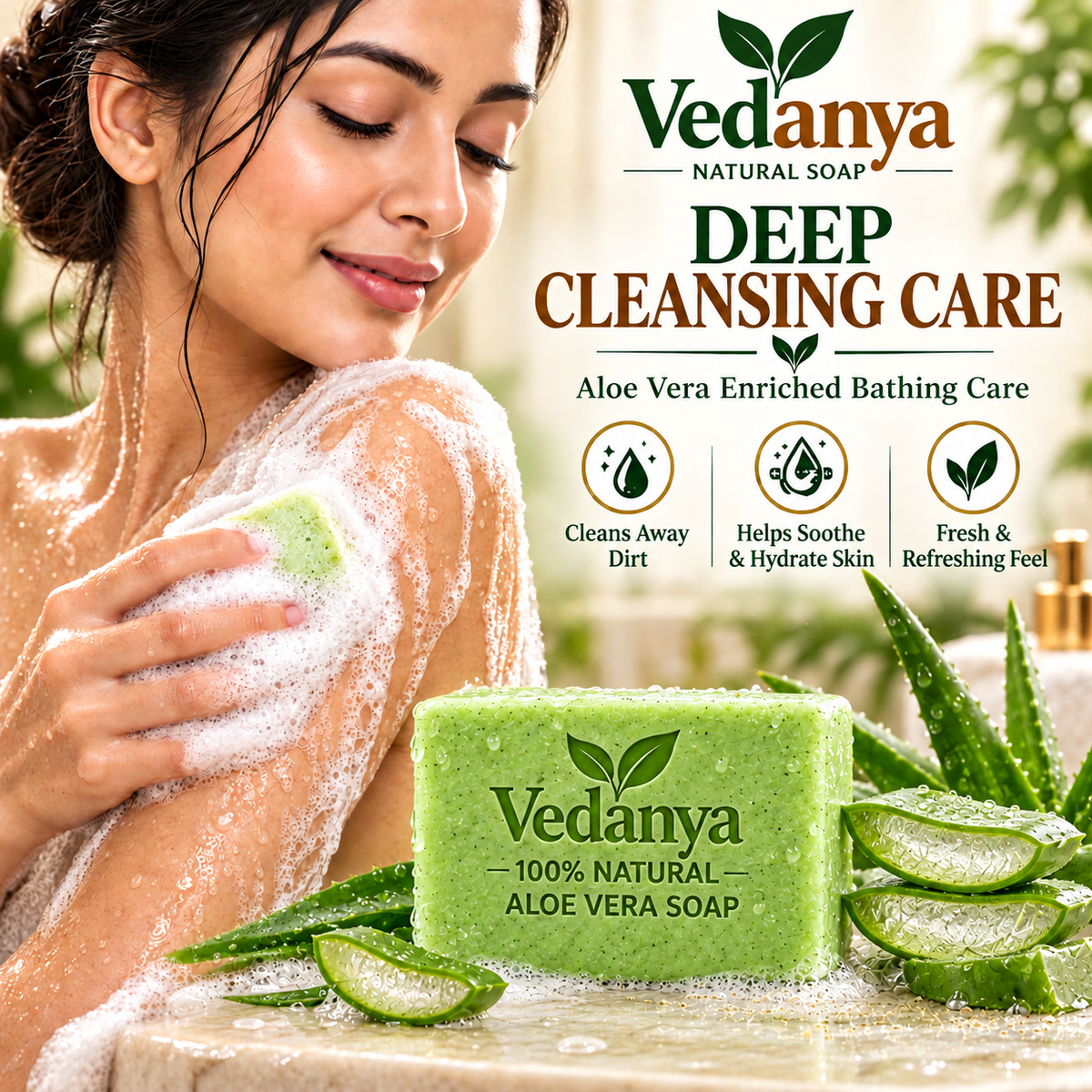 Vedanya Aloe Vera Soap
