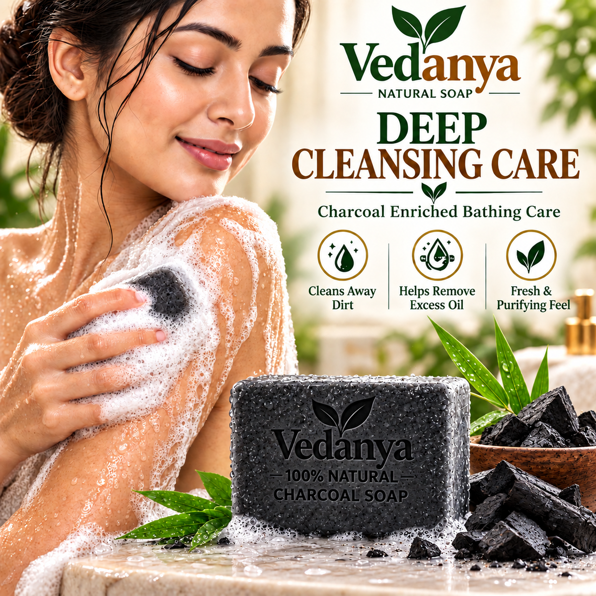 Vedanya Charcoal Soap