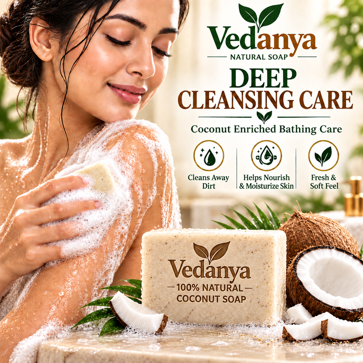 Vedanya Coconut Soap