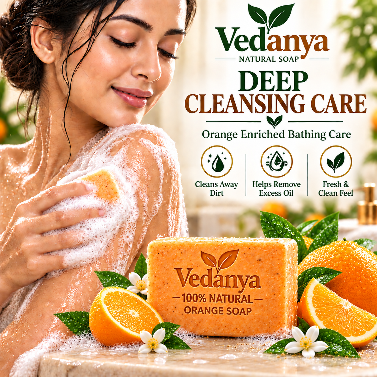 Vedanya Orange Soap