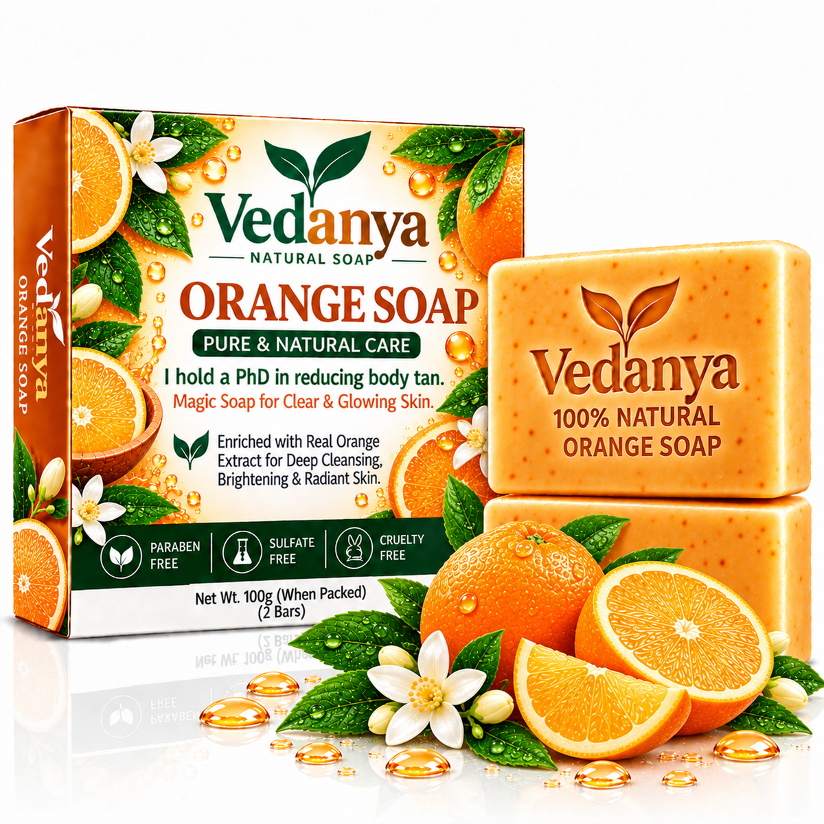 Vedanya Orange Soap