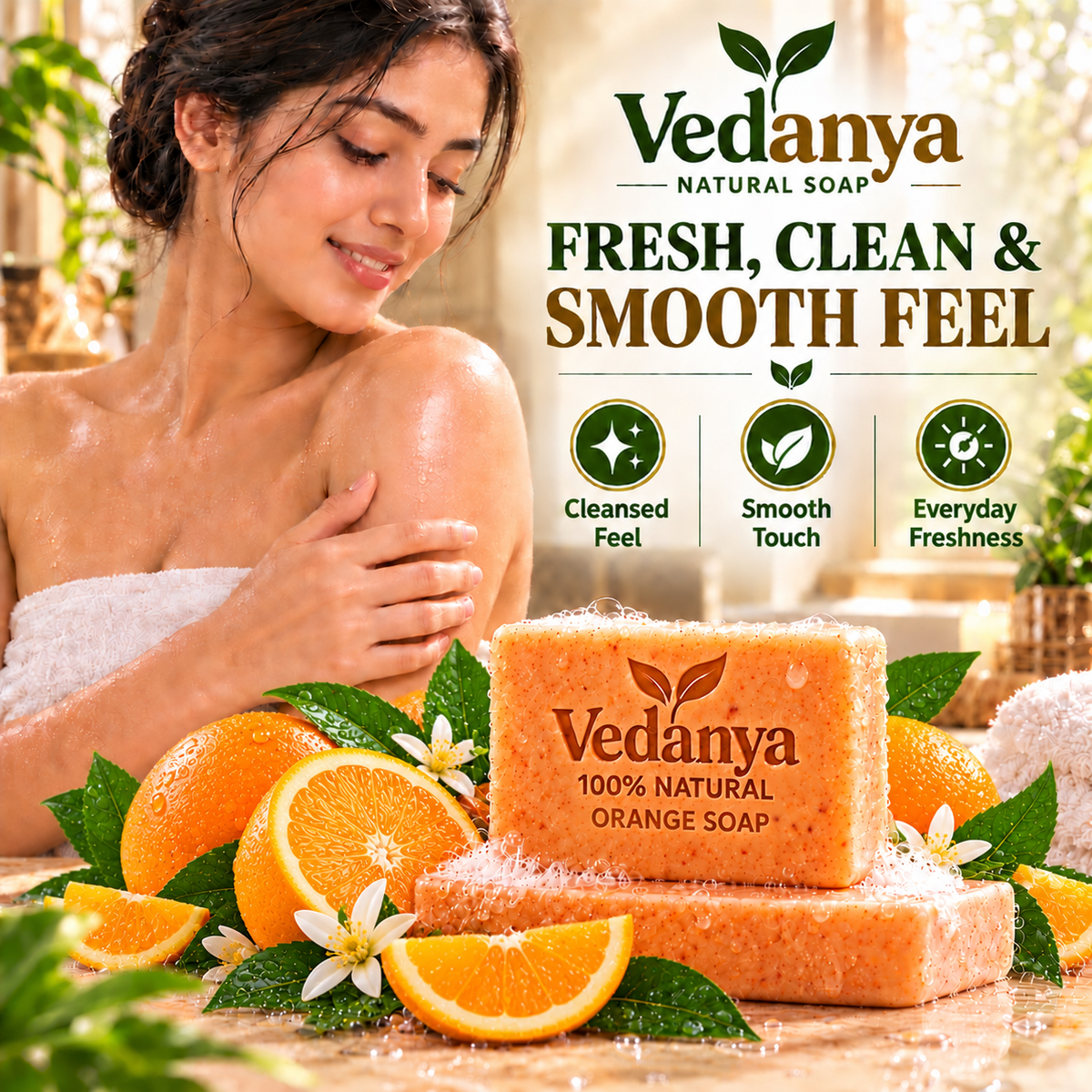 Vedanya Orange Soap