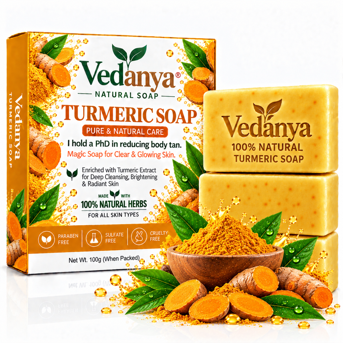 Vedanya Turmeric Soap