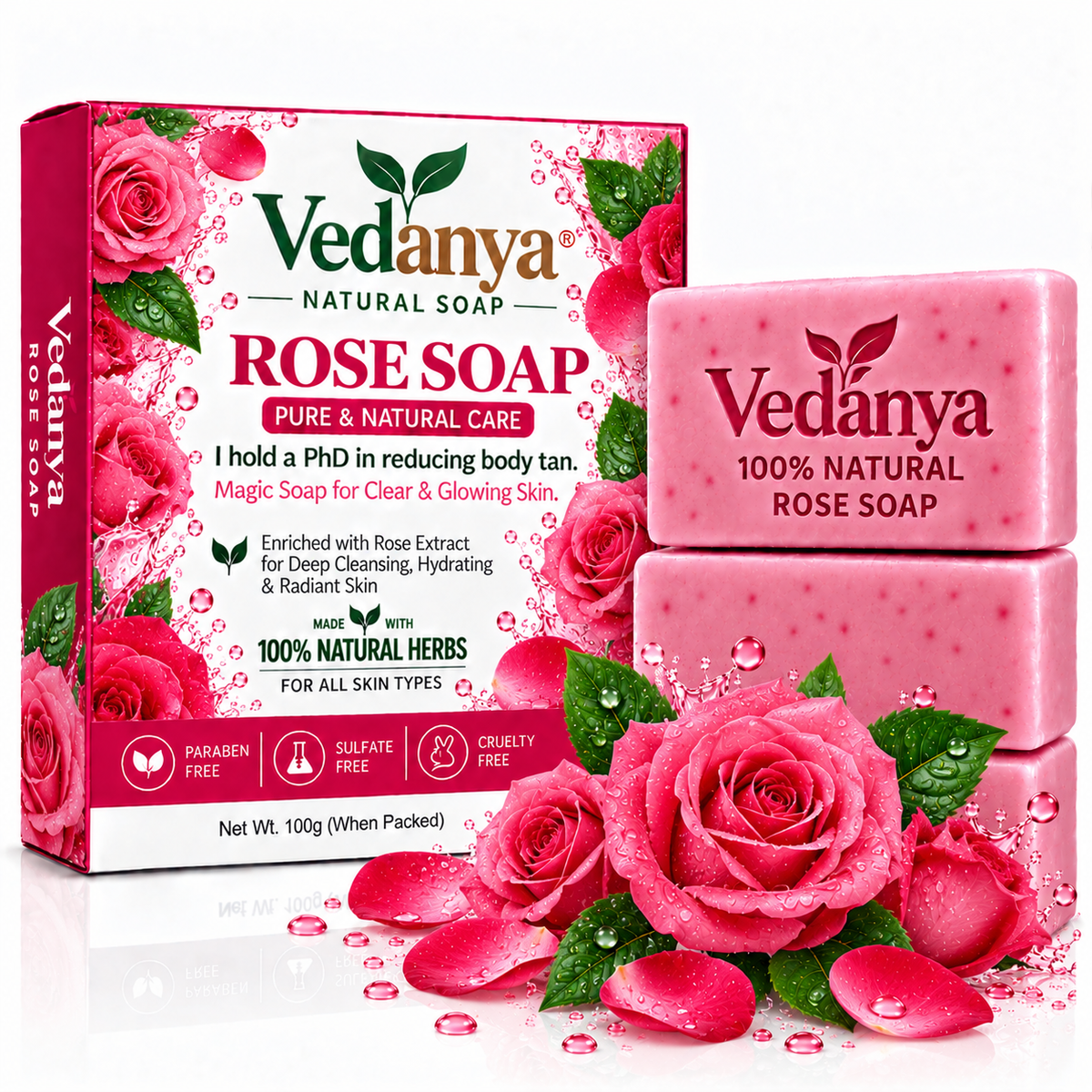 Vedanya Rose Soap