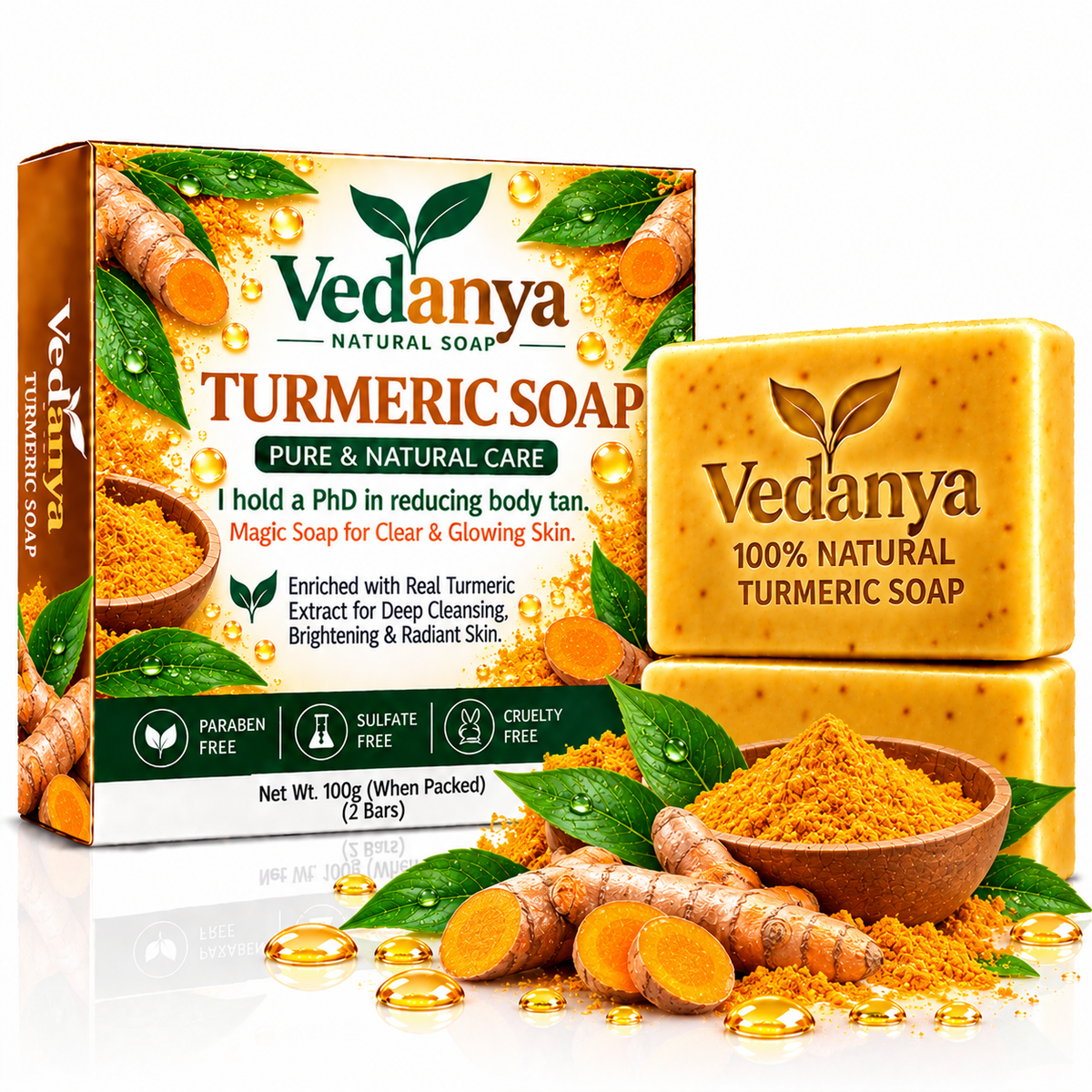 Vedanya Turmeric Soap