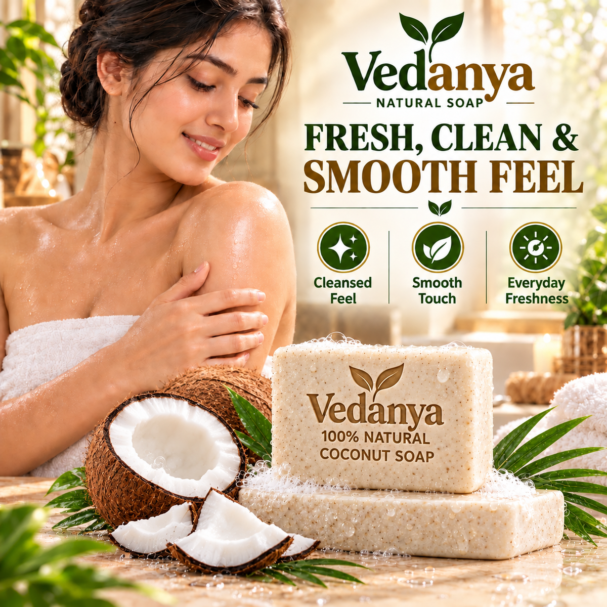 Vedanya Coconut Soap