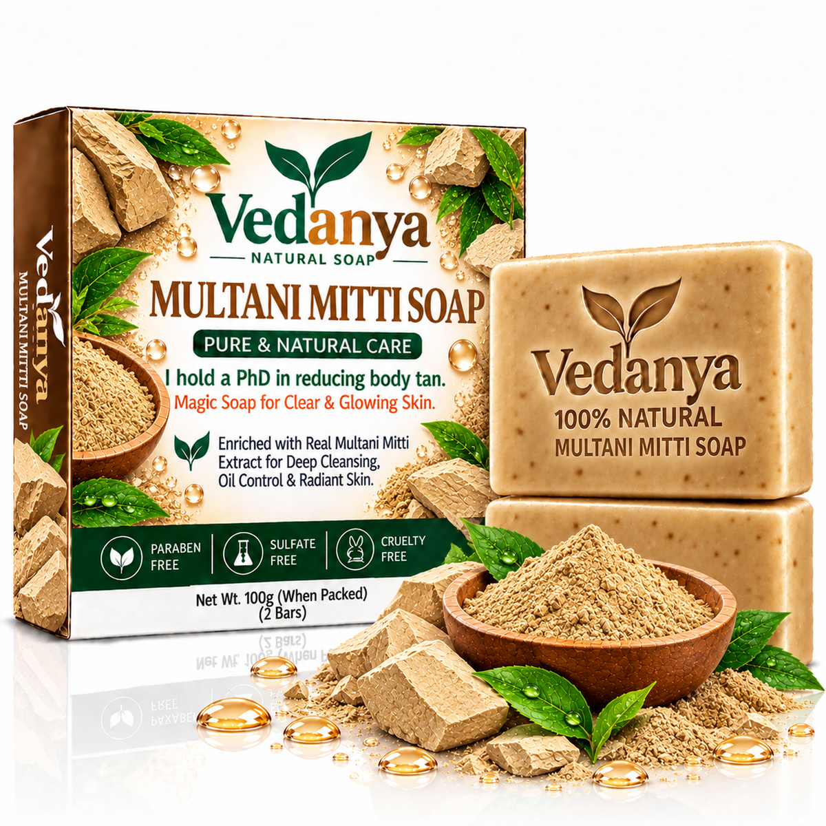 Vedanya Multani Miti Soap