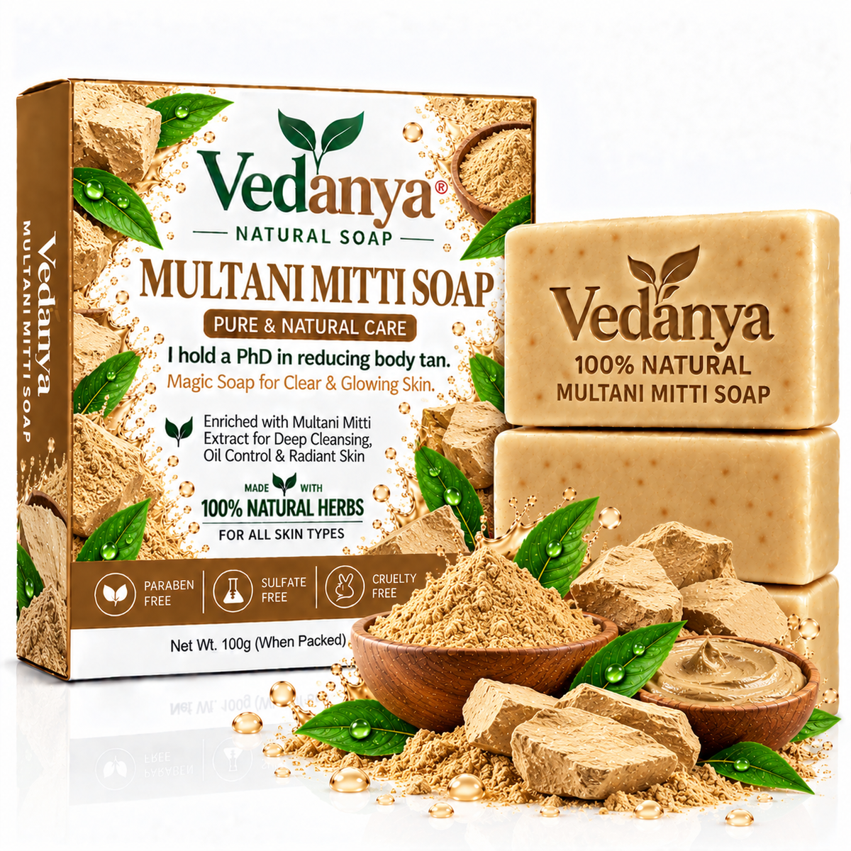 Vedanya Multani Miti Soap